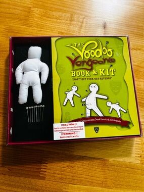 Book & Kit with White Voodoo Doll